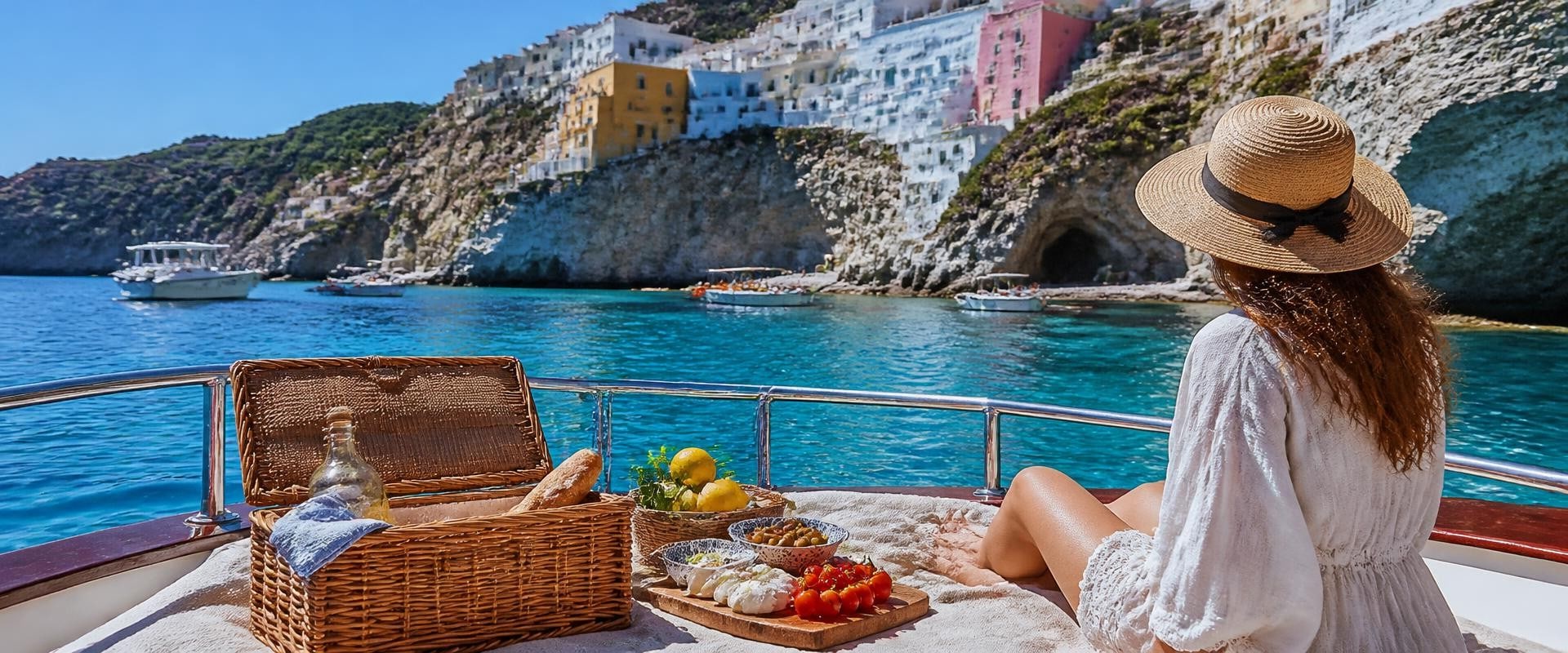 Scoprire Ponza: Gite in Barca con Picnic sull'Isola