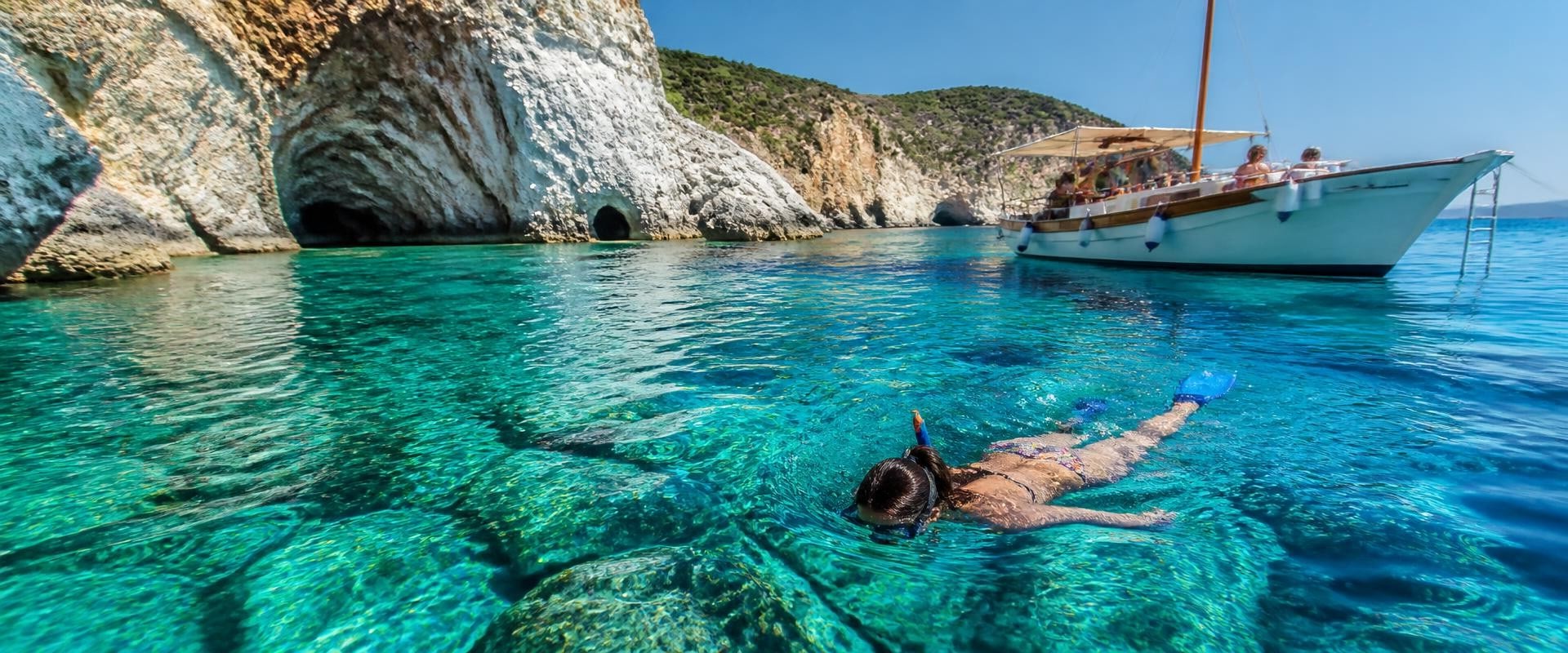 I migliori luoghi per lo snorkeling durante una gita in barca a Ponza