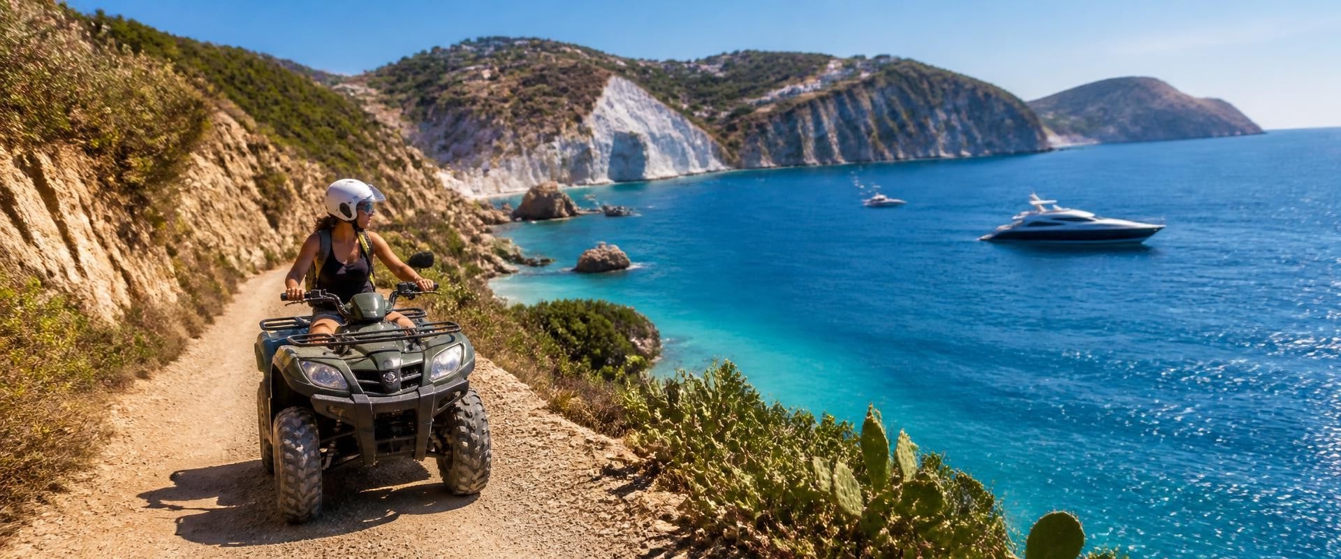 Scoprire Ponza: Tour in Barca e Passeggiate in Quad sull'Isola